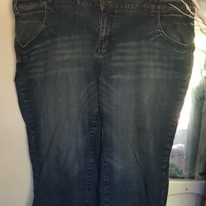 Venezia Women's Faded Blue Boot Cut Jeans